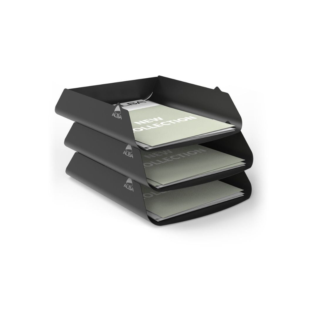 Corbeille à Courrier - Métal Noir - SC Mobilier