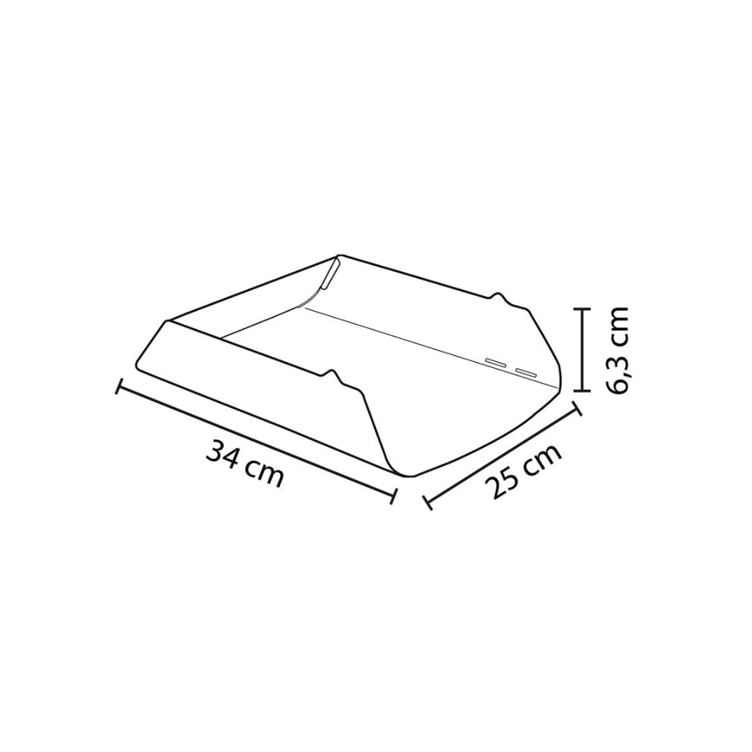 Corbeille à Courrier - Métal Noir - SC Mobilier