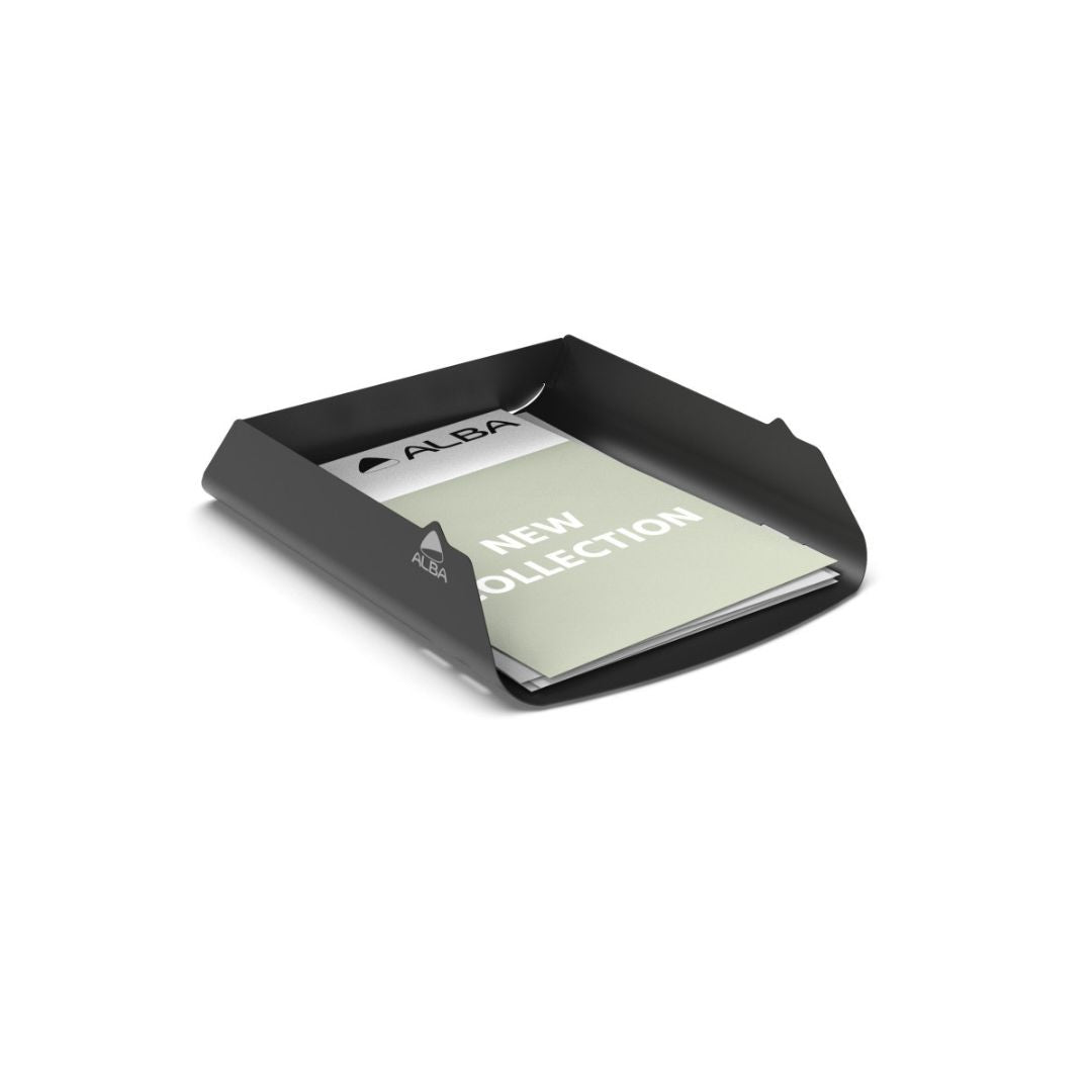 Corbeille à Courrier - Métal Noir - SC Mobilier