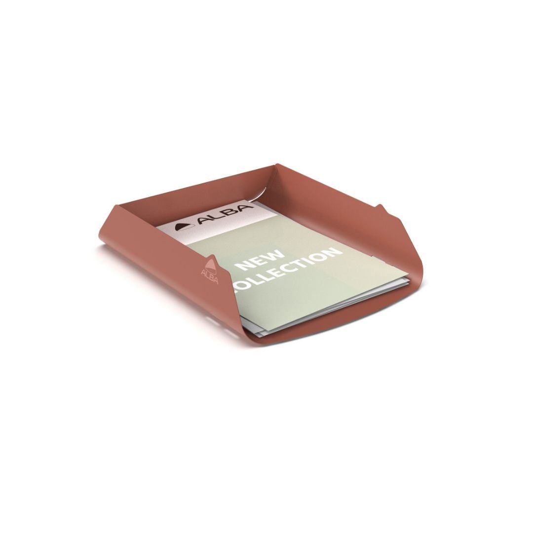 Corbeille à Courrier - Métal Terracotta - SC Mobilier