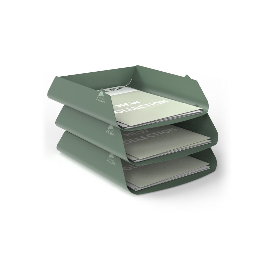 Corbeille à Courrier - Métal Vert - SC Mobilier