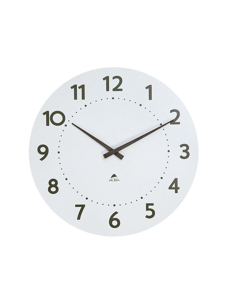 Grande Horloge Milena Murale Bois Blanc - SC Mobilier