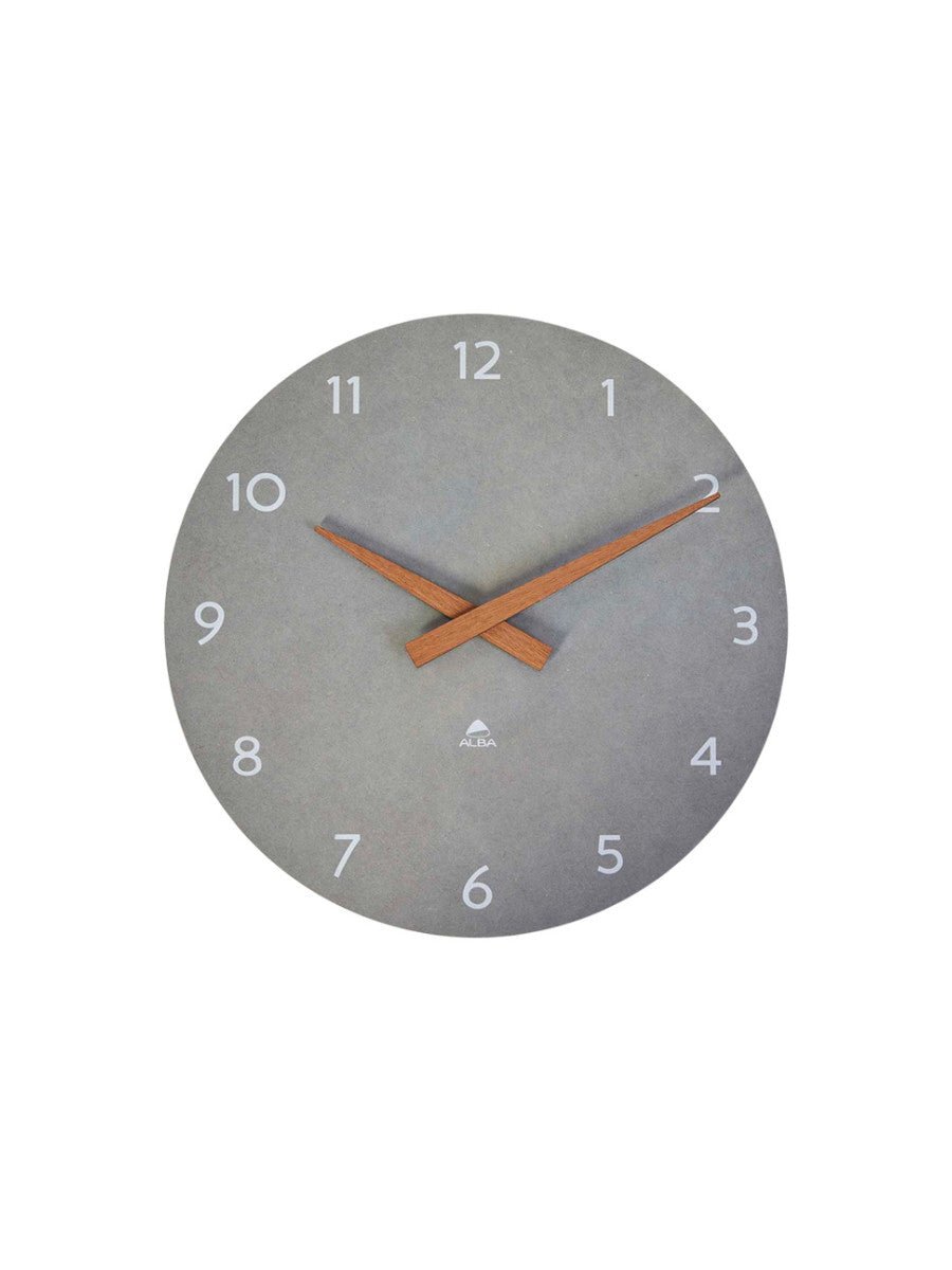 Horloge Milena Murale Bois - Gris - SC Mobilier