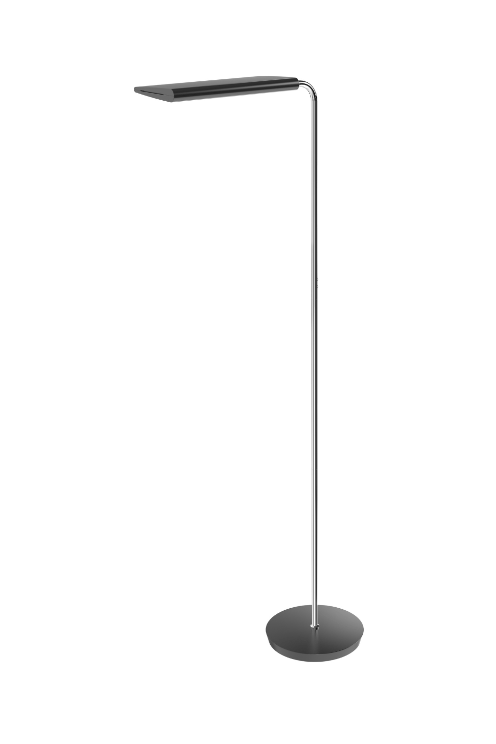 Lampadaire LED Tête Réversible - Noir - SC Mobilier