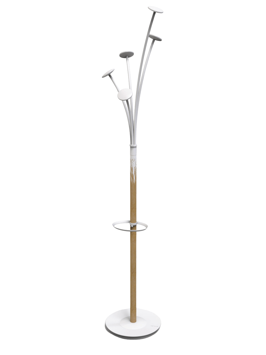Portemanteau Design Festy - Bois et Blanc - SC Mobilier