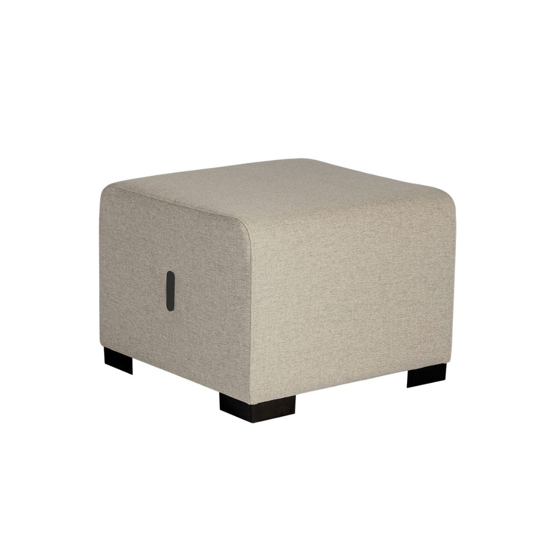 Pouf 1 Place Hizia - Beige Sahara - SC Mobilier