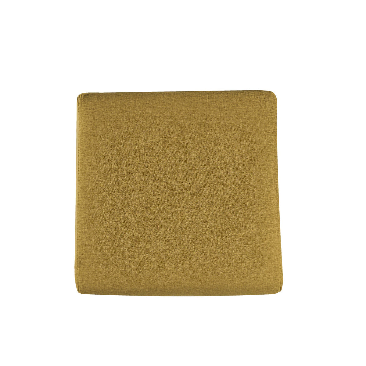 Pouf 1 Place Hizia - Jaune Safran - SC Mobilier