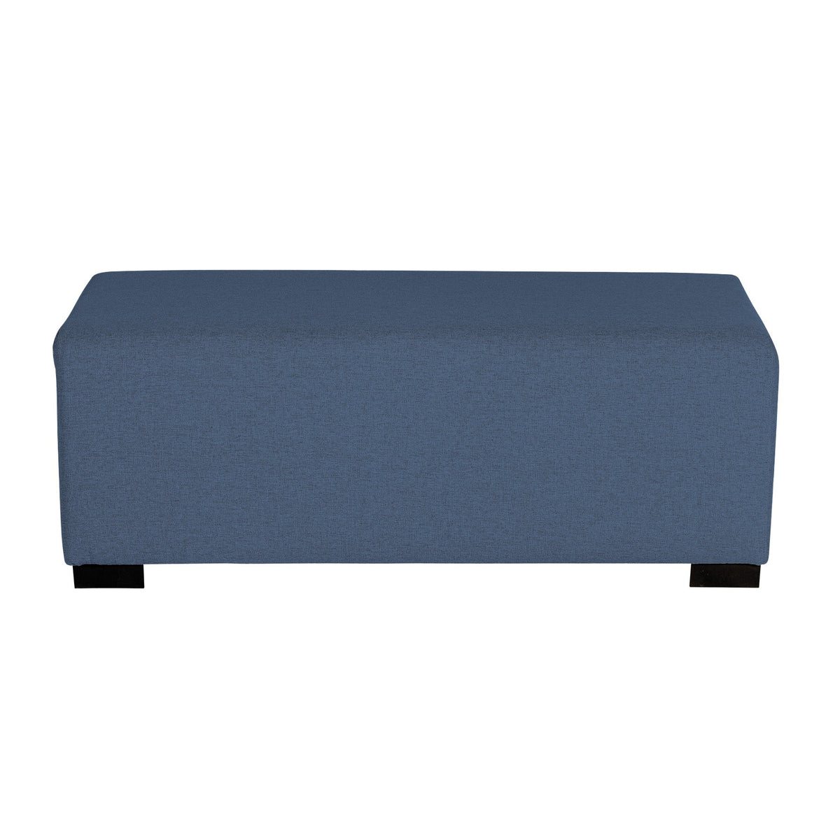 Pouf 2 Places Hizia - Bleu Denim - SC Mobilier