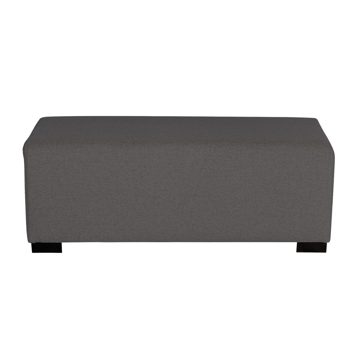 Pouf 2 Places Hizia - Gris Anthracite - SC Mobilier