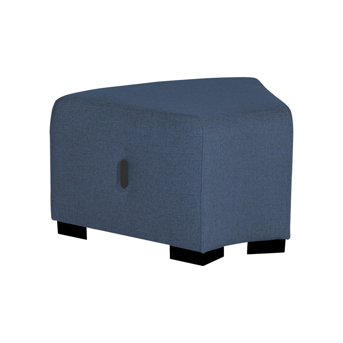 Pouf Angulaire Hizia - Bleu Denim - SC Mobilier