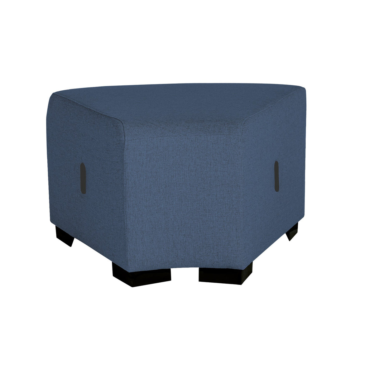 Pouf Angulaire Hizia - Bleu Denim - SC Mobilier