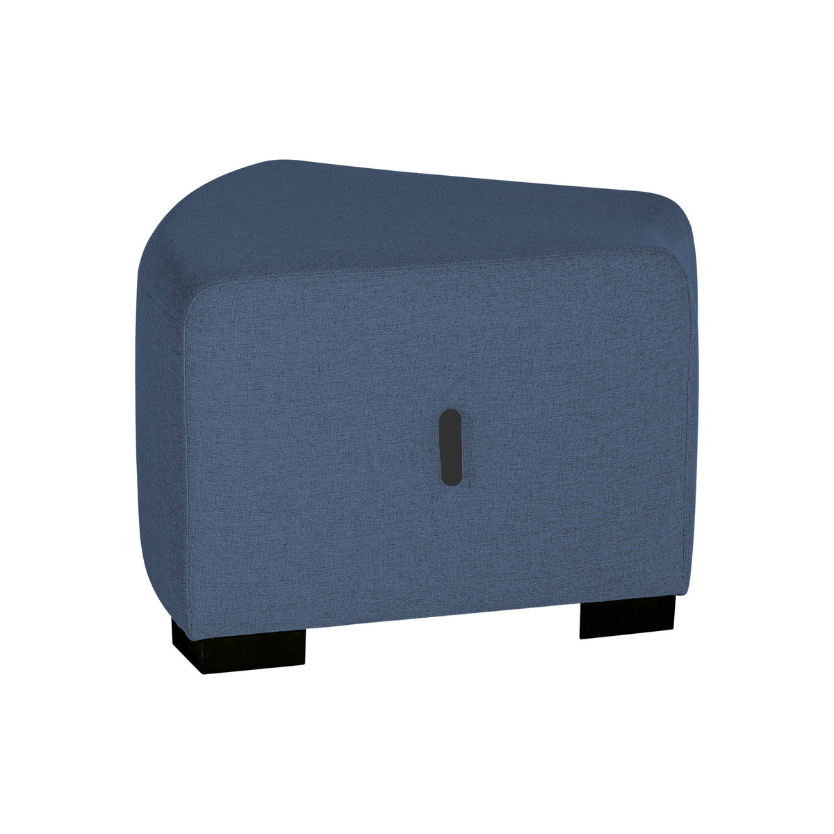 Pouf Angulaire Hizia - Bleu Denim - SC Mobilier