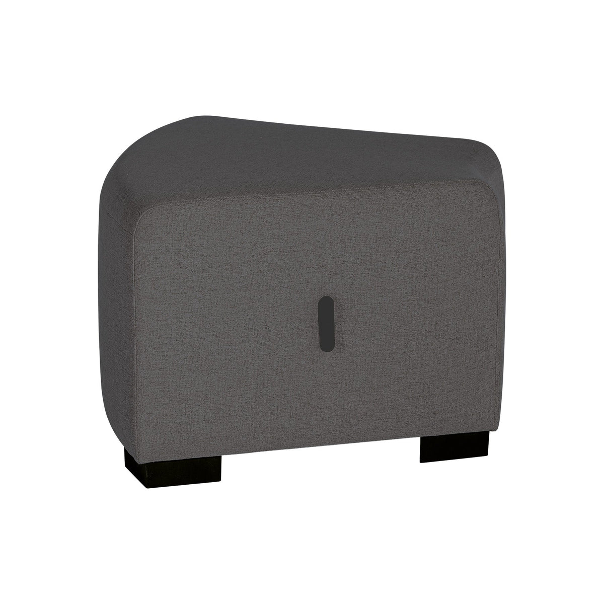 Pouf Angulaire Hizia - Gris Anthracite - SC Mobilier