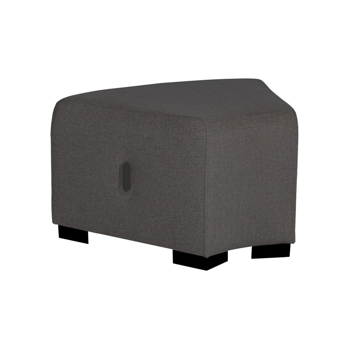 Pouf Angulaire Hizia - Gris Anthracite - SC Mobilier