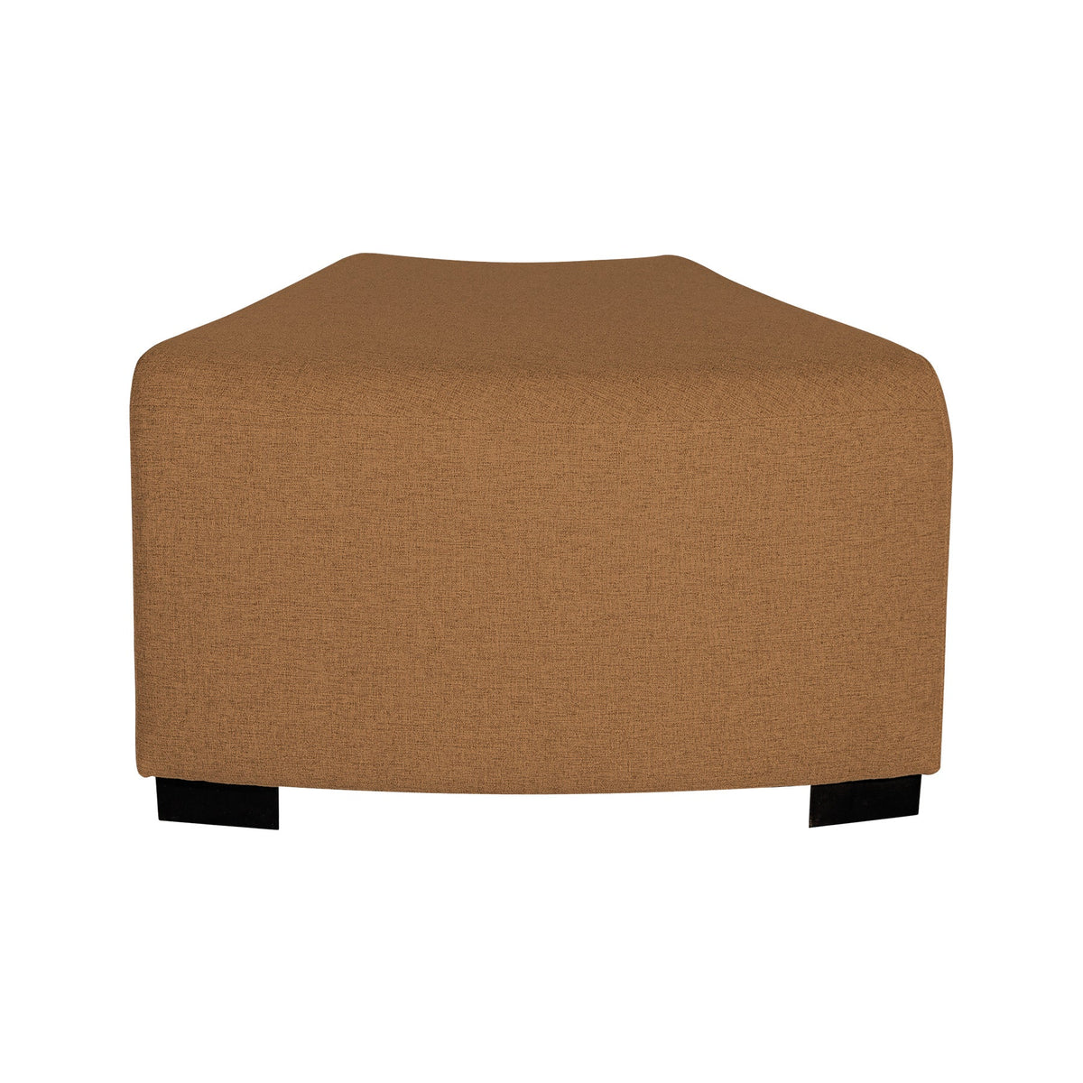 Pouf Angulaire Hizia - Terre de Sienne - SC Mobilier