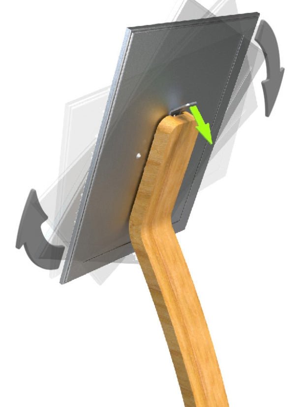 Présentoir d'Affichage A3 en Bois - SC Mobilier