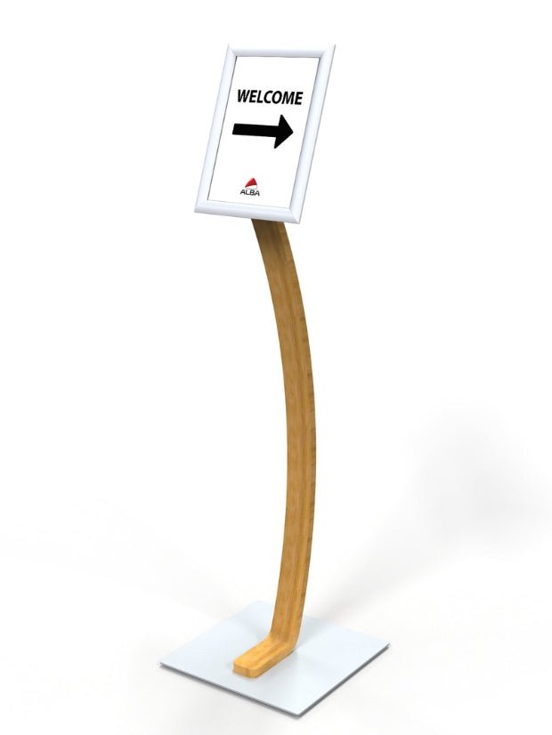 Présentoir d'Affichage A4 en Bois - SC Mobilier