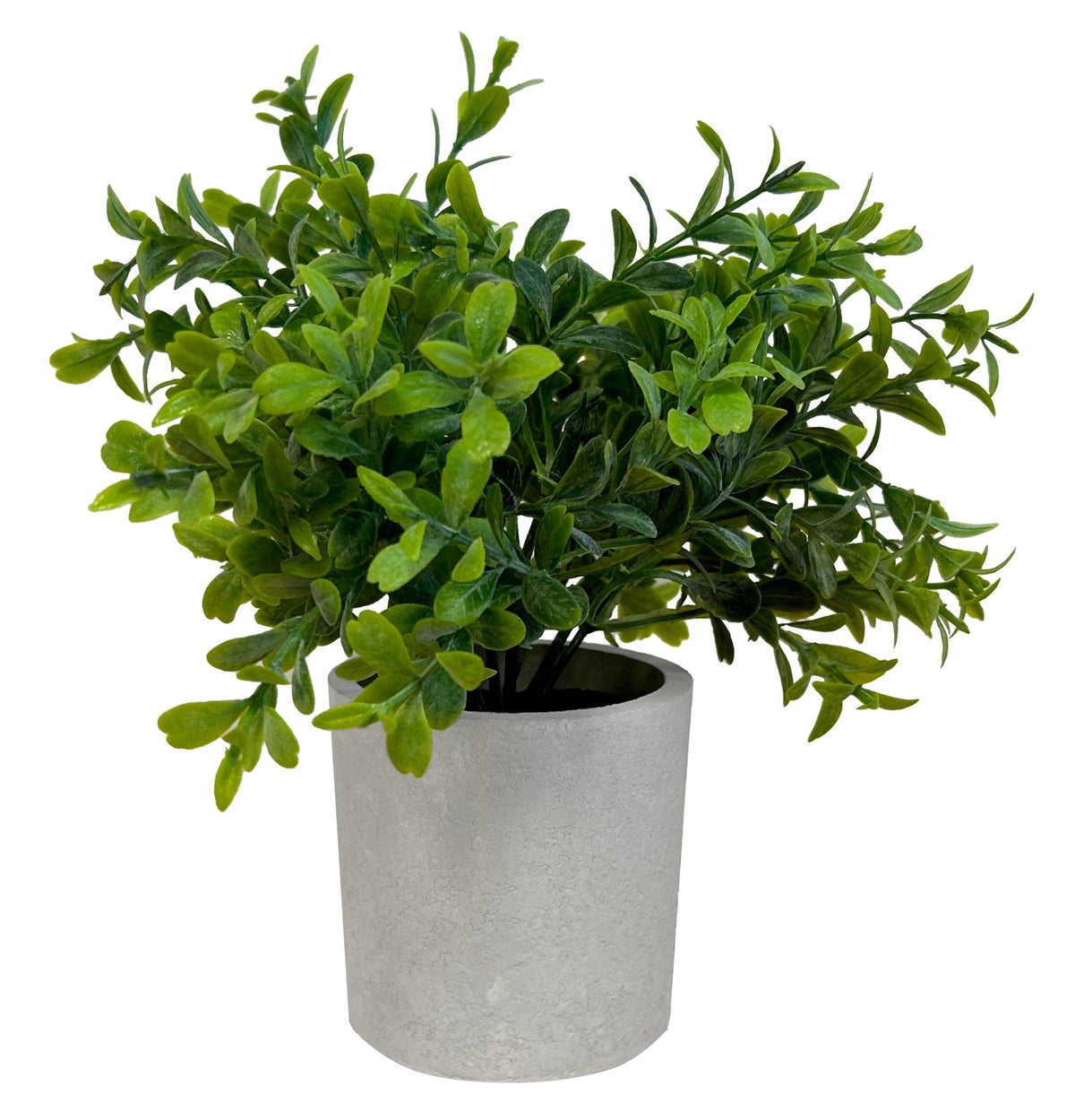 Set de 3 plantes artificielles, pot gris, taille 20 cm - SC Mobilier