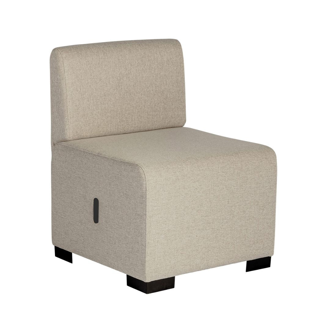 Siège 1 Place Hizia - Beige Sahara - SC Mobilier