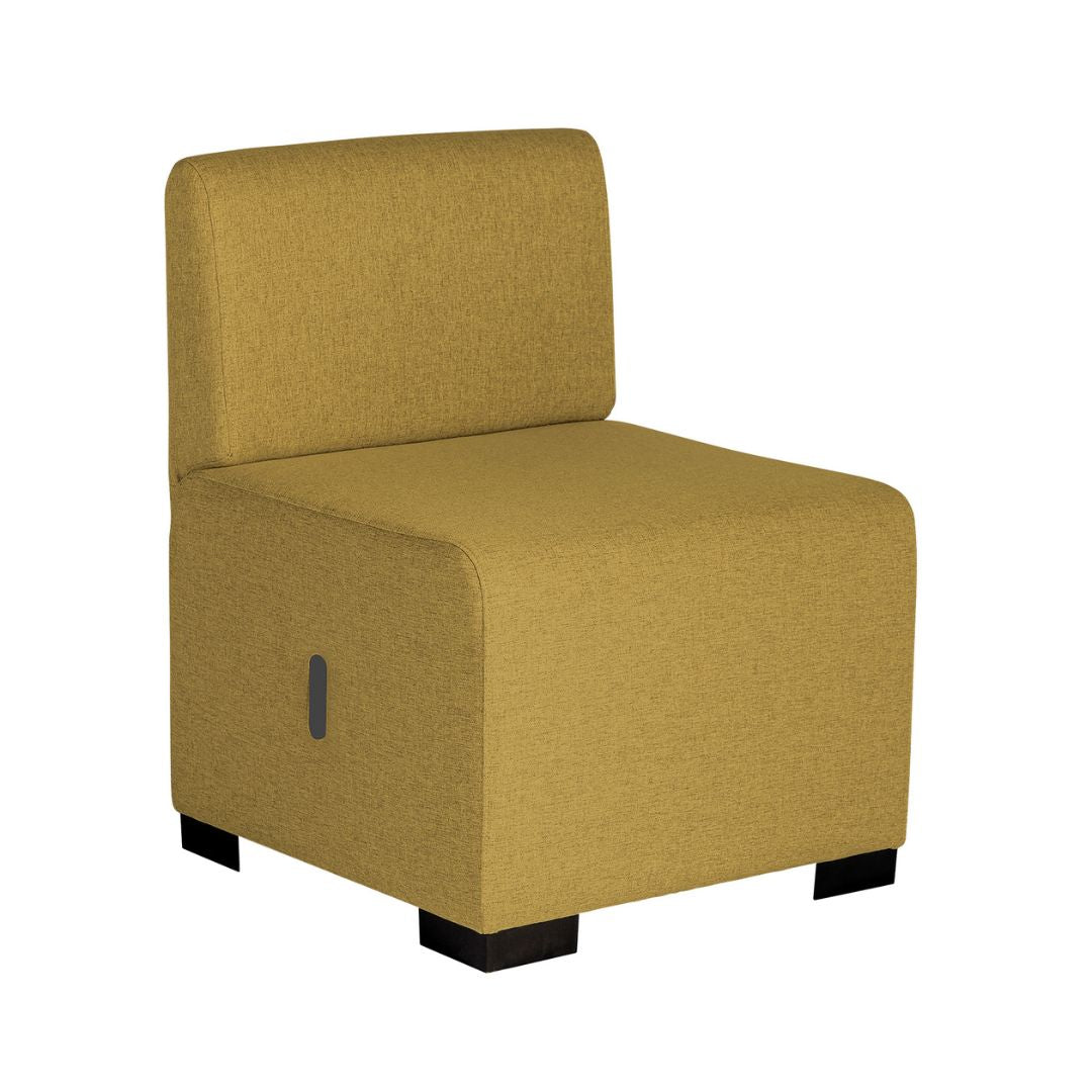 Siège 1 Place Hizia - Jaune Safran - SC Mobilier