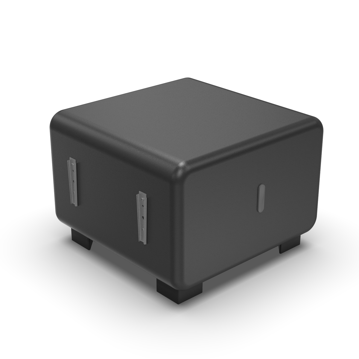 Siège 1 Place Hizia - Simili Cuir Noir - SC Mobilier