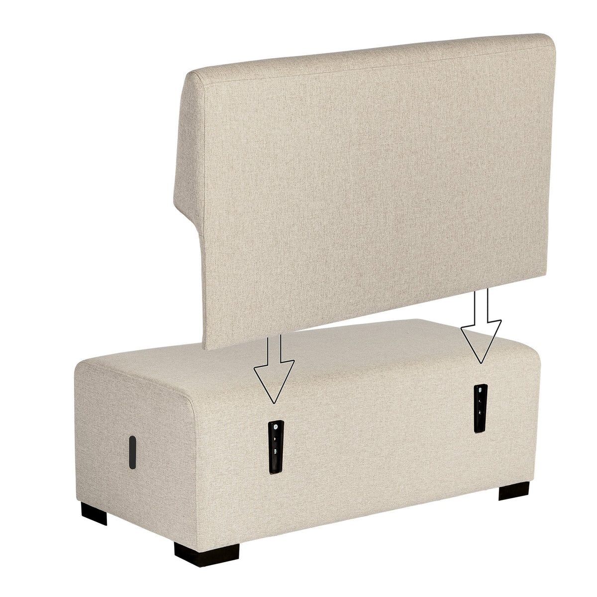 Siège 2 Places Hizia - Beige Sahara - SC Mobilier