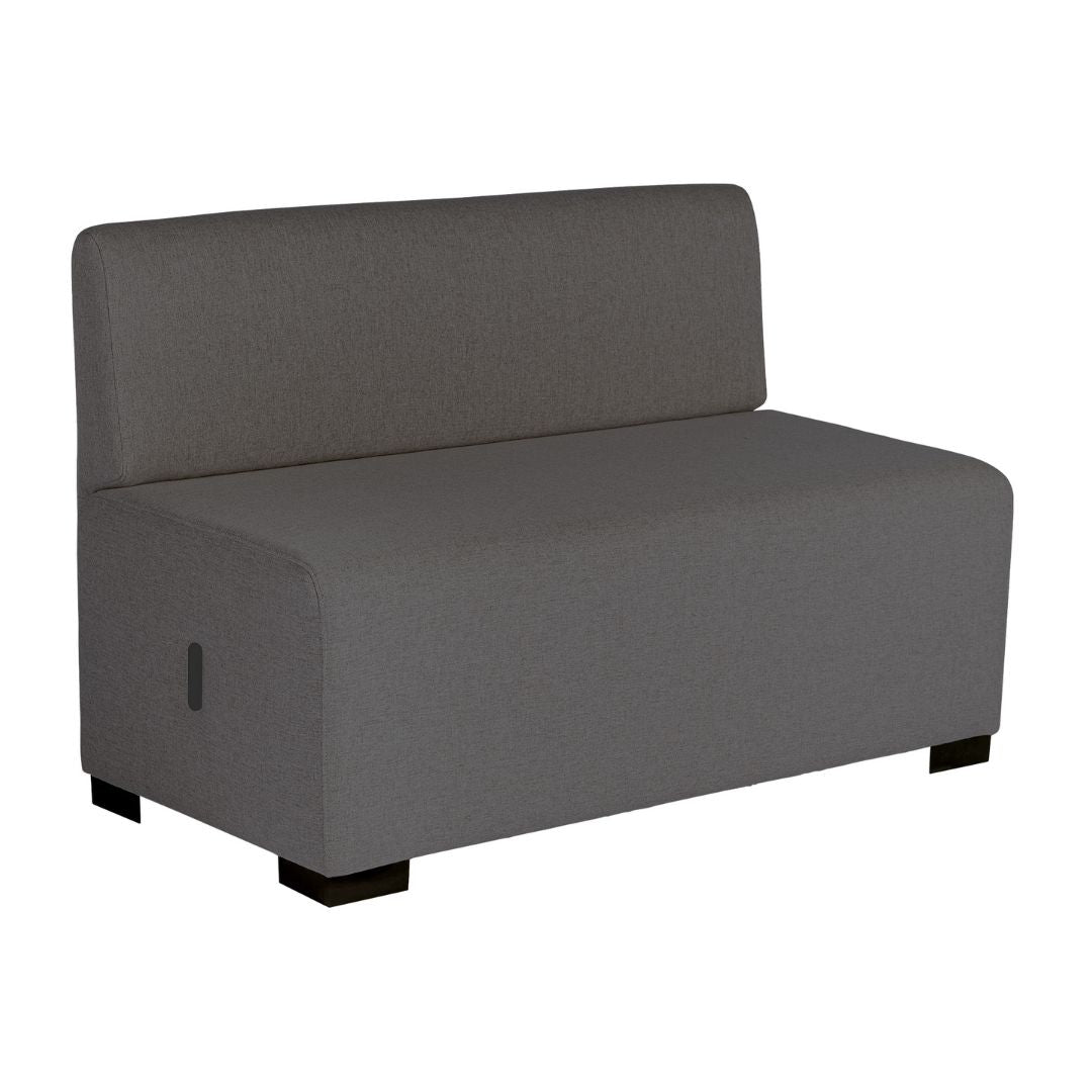 Siège 2 Places Hizia - Gris Anthracite - SC Mobilier