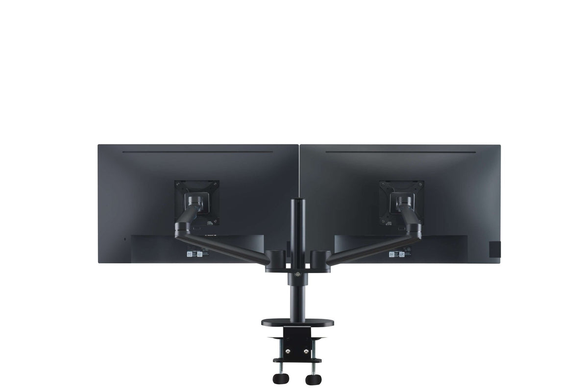 Bras Articulé Double Écran Ordinateur Samy - Noir - SC Mobilier