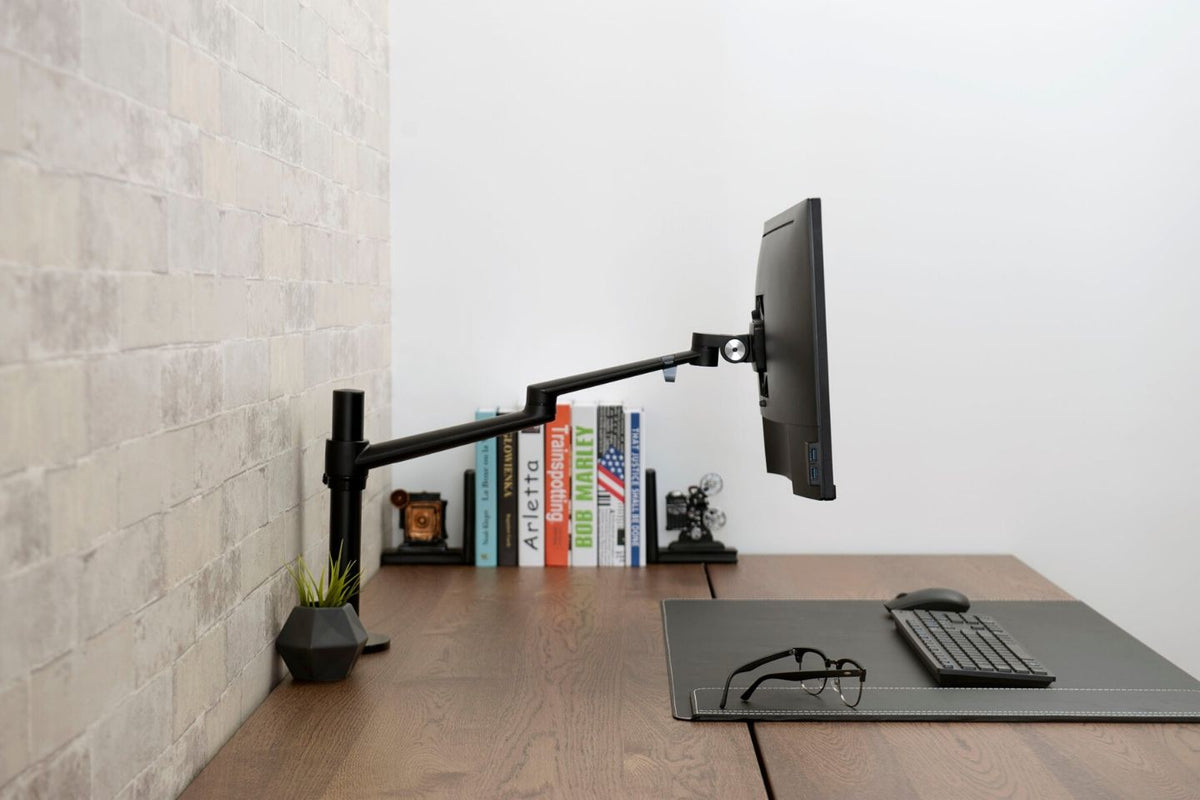 Bras Articulé Écran Ordinateur Samy - Noir - SC Mobilier