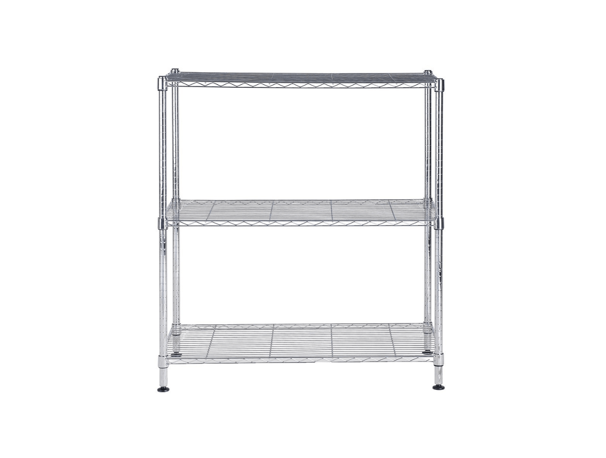 Étagère 3 Tablettes Métal chromé 90 cm - SC Mobilier