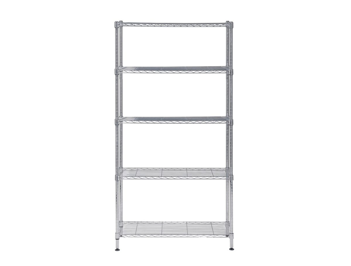 Étagère 5 Tablettes Métal chromé 90 cm - SC Mobilier