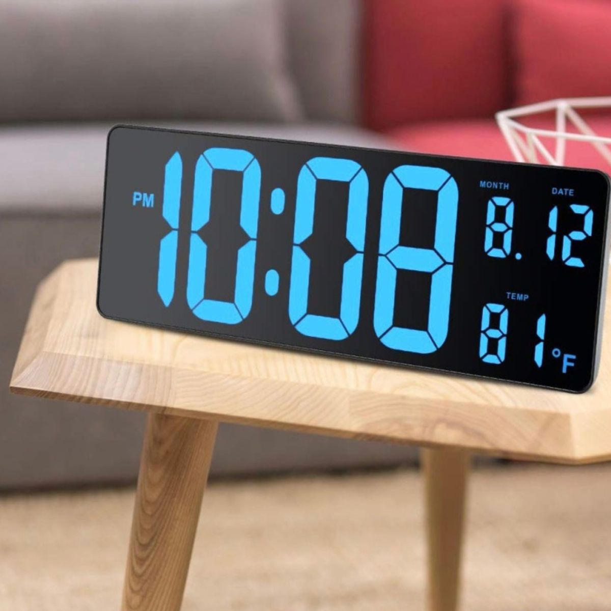 Horloge Digital LED Rectangle - SC Mobilier