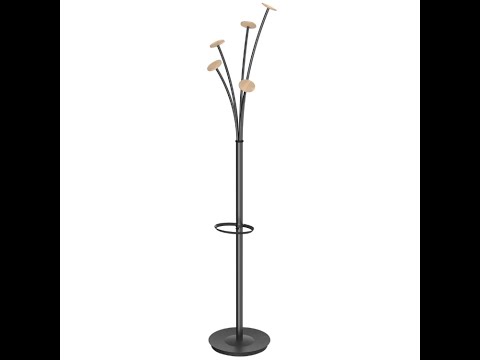 vidéo montage portemanteau sur pied festy blanc