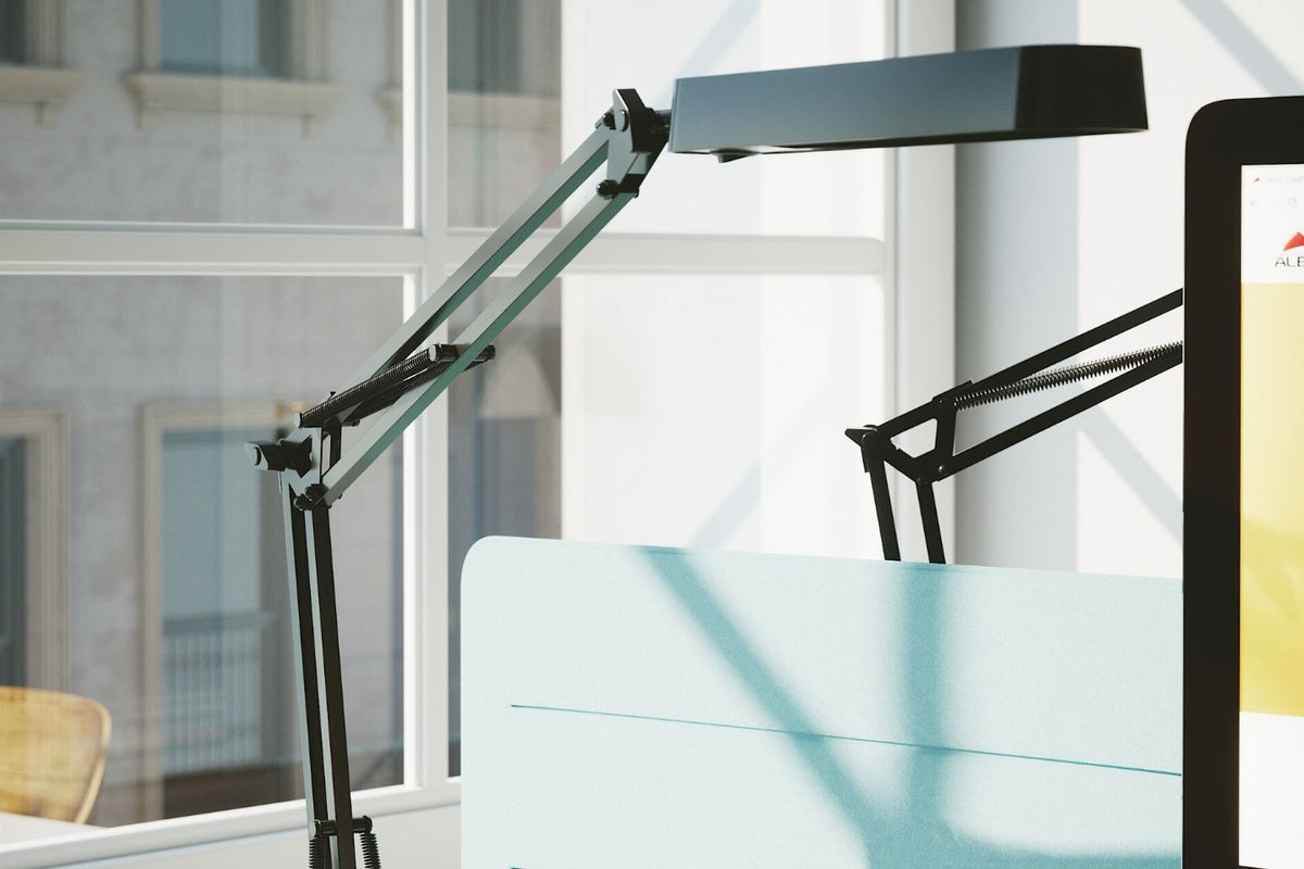 Lampe de Bureau LED Télescopique - Noire - SC Mobilier