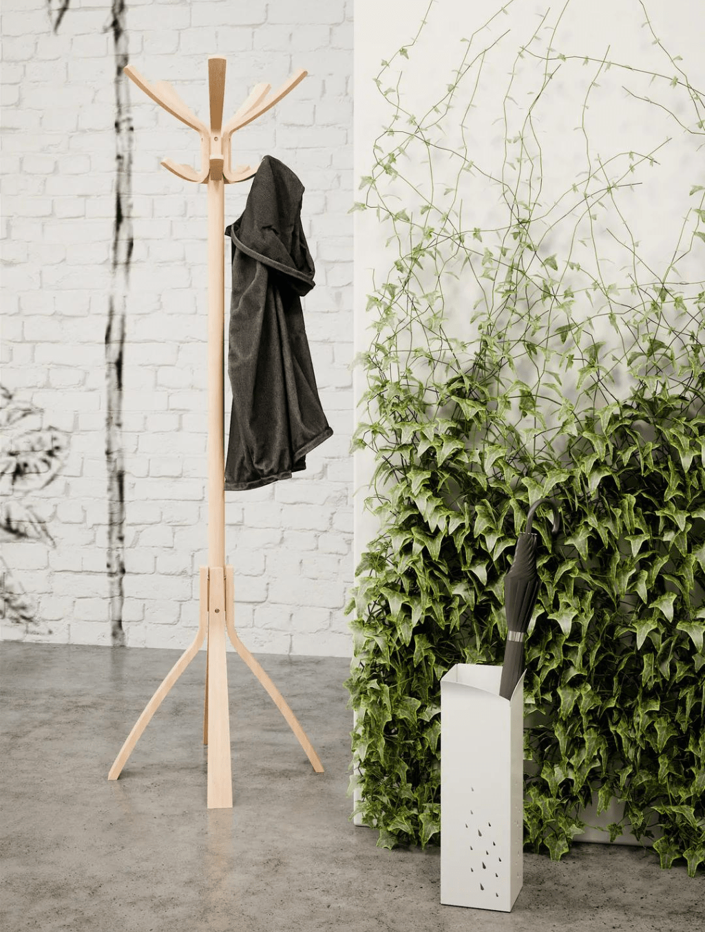 Portemanteau Café - Bois Clair - SC Mobilier