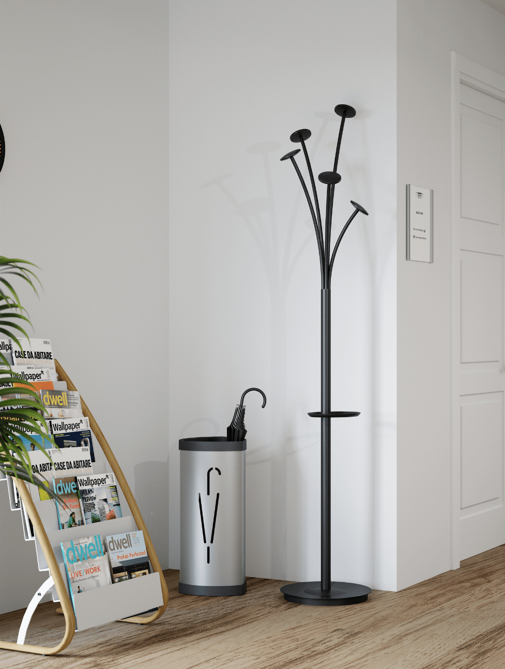 Portemanteau Design Festy - Noir - SC Mobilier