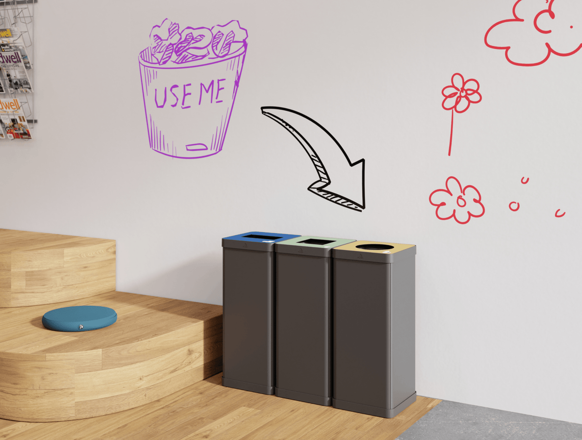 Poubelle de Tri Sélectif pour Plastiques - SC Mobilier