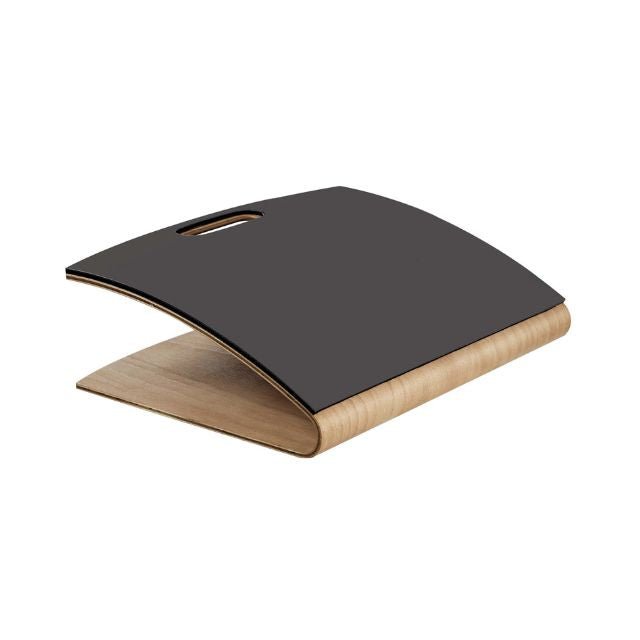 Repose Pied en Bois Naturel - Noir - SC Mobilier