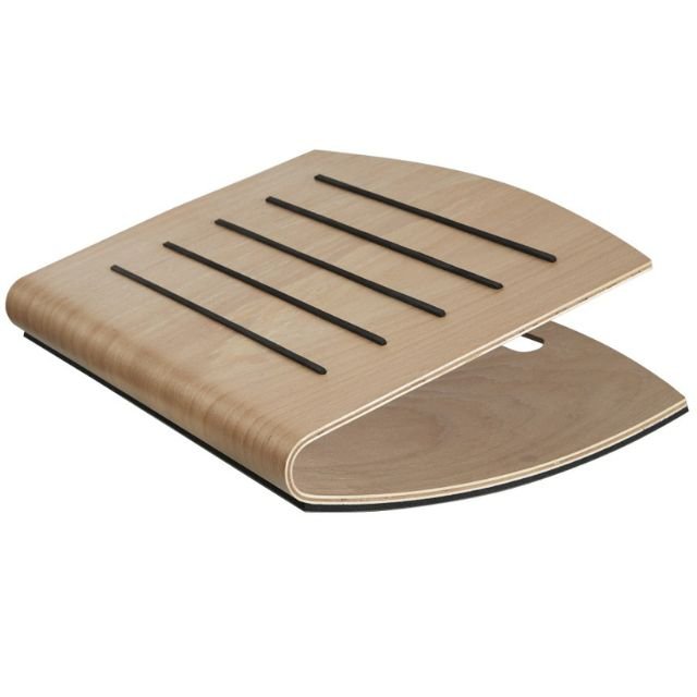 Repose Pied en Bois Naturel - Noir - SC Mobilier