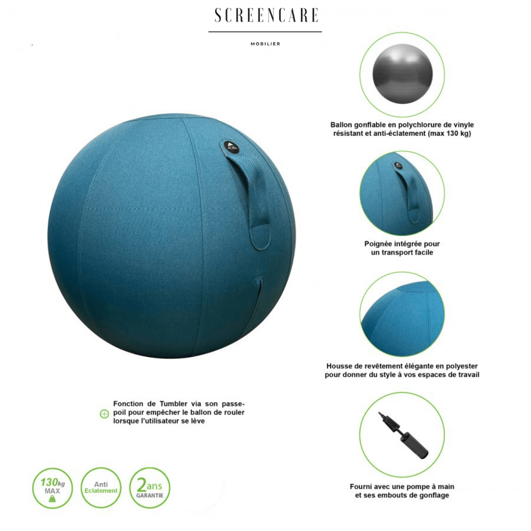 Swiss Ball Bleu - SC Mobilier