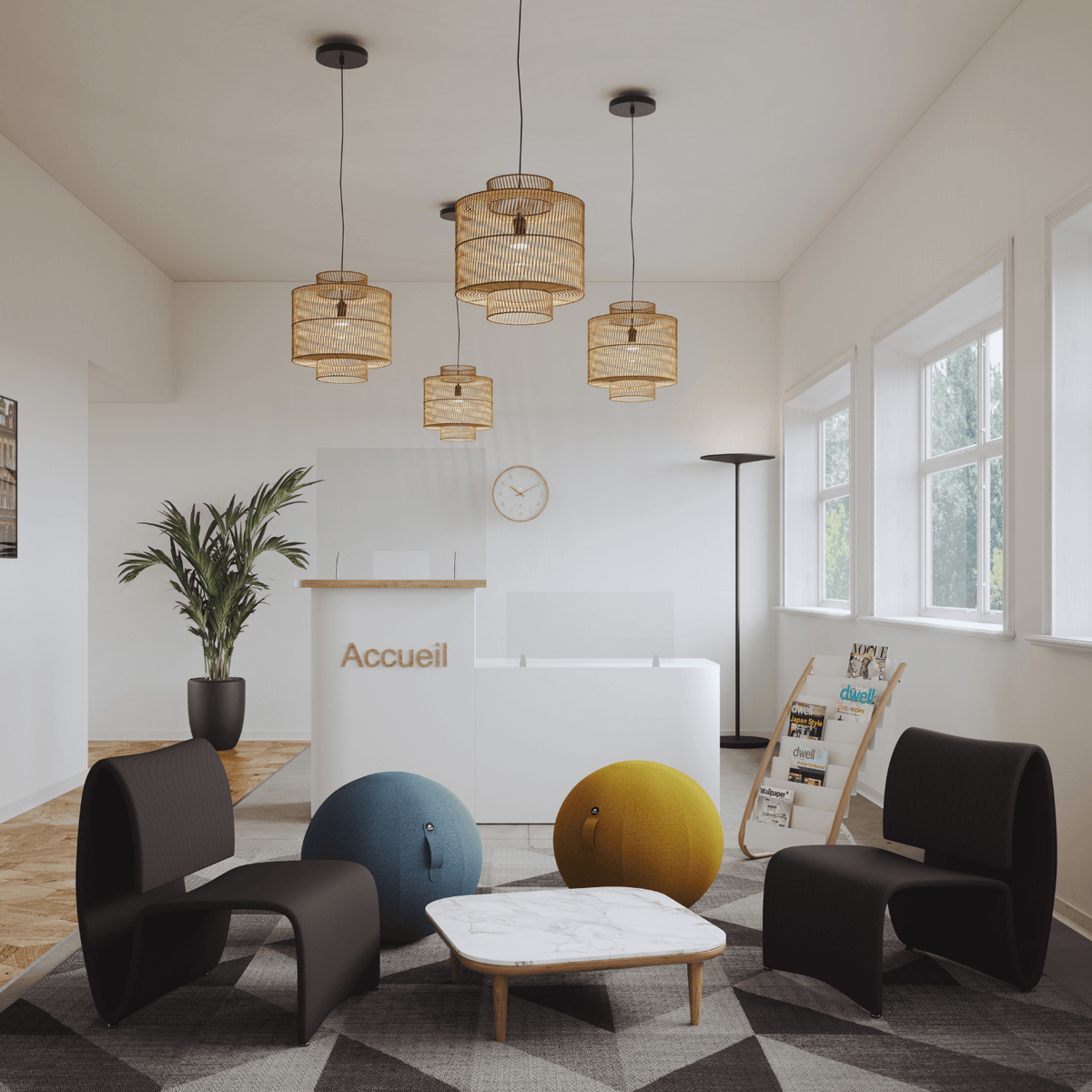 Swiss Ball Bleu - SC Mobilier