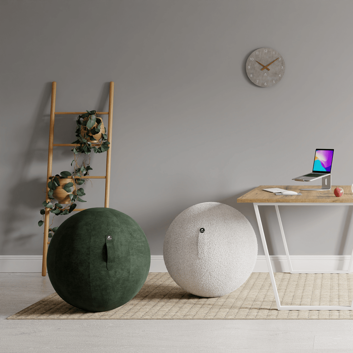 Swiss Ball Bouclette Crème - SC Mobilier