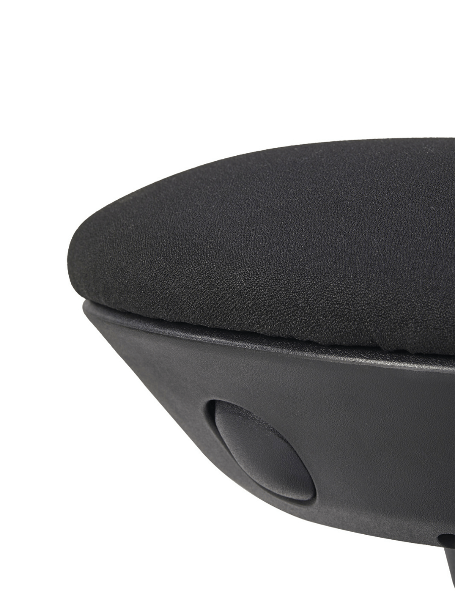 Tabouret Ergonomique à Roulette - Noir - SC Mobilier